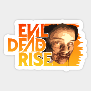 Evil Dead Rise Movie 2023 graphic design by ironpalette Sticker